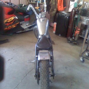 hardtail/seat and tankset in place..Kyle's